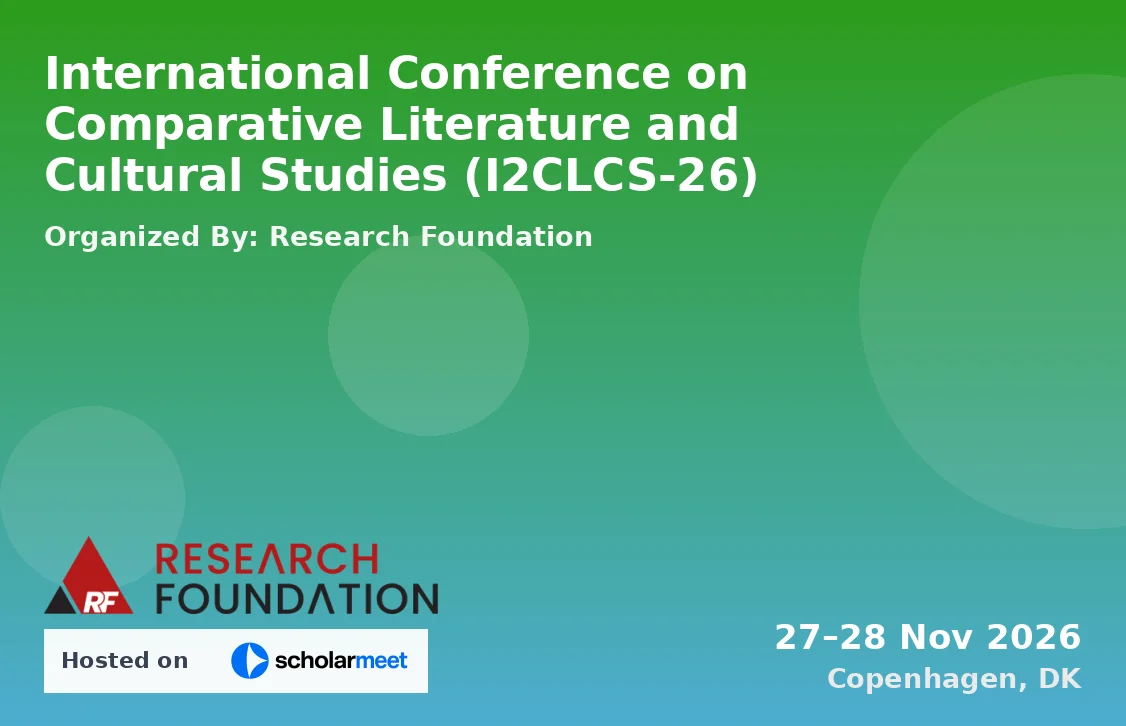 International Conference on Comparative Literature and Cultural Studies (I2CLCS-26)
