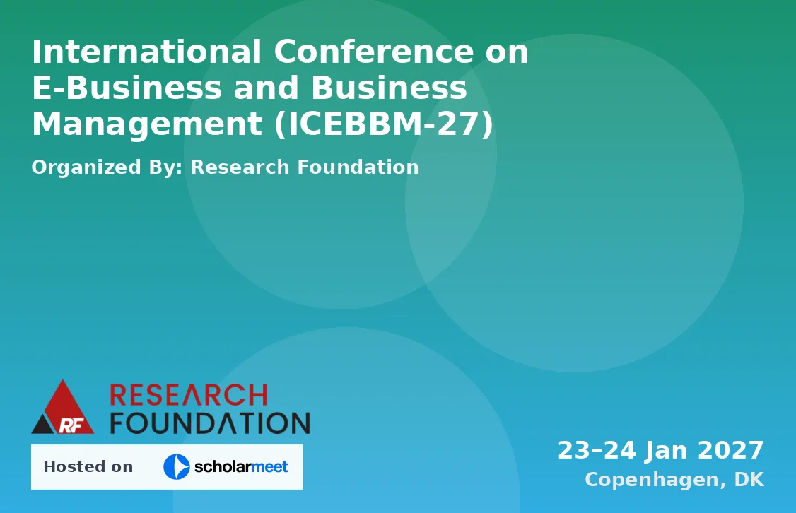 International Conference on E-Business and Business Management (ICEBBM-27)