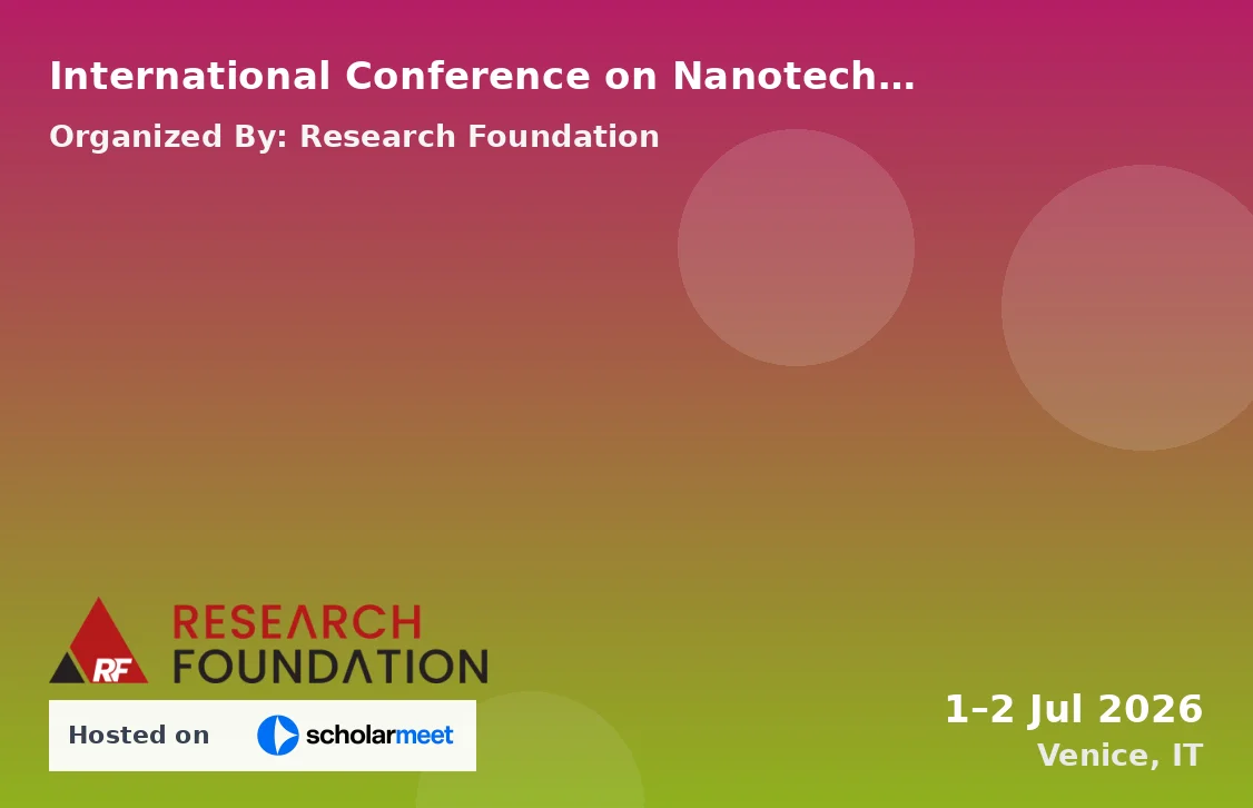 International Conference on Nanotechnology in Renewable Energy and Electrical Engineering Innovations (ICNREEI-26)