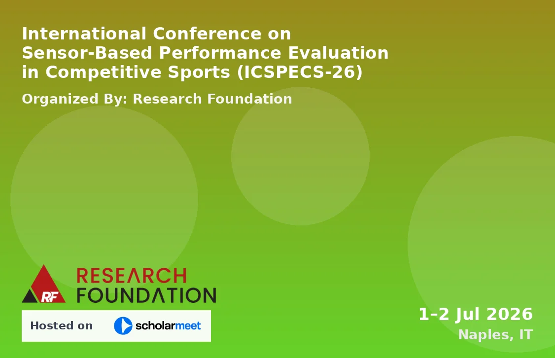 International Conference on Sensor-Based Performance Evaluation in Competitive Sports (ICSPECS-26)