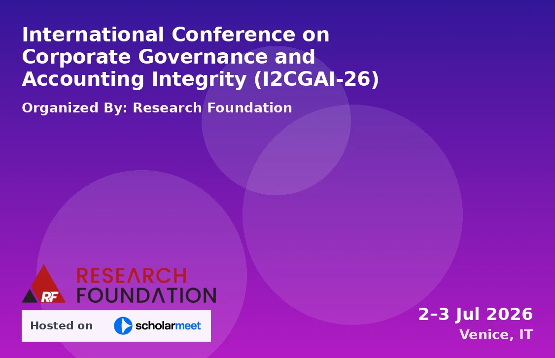International Conference on Corporate Governance and Accounting Integrity (I2CGAI-26)
