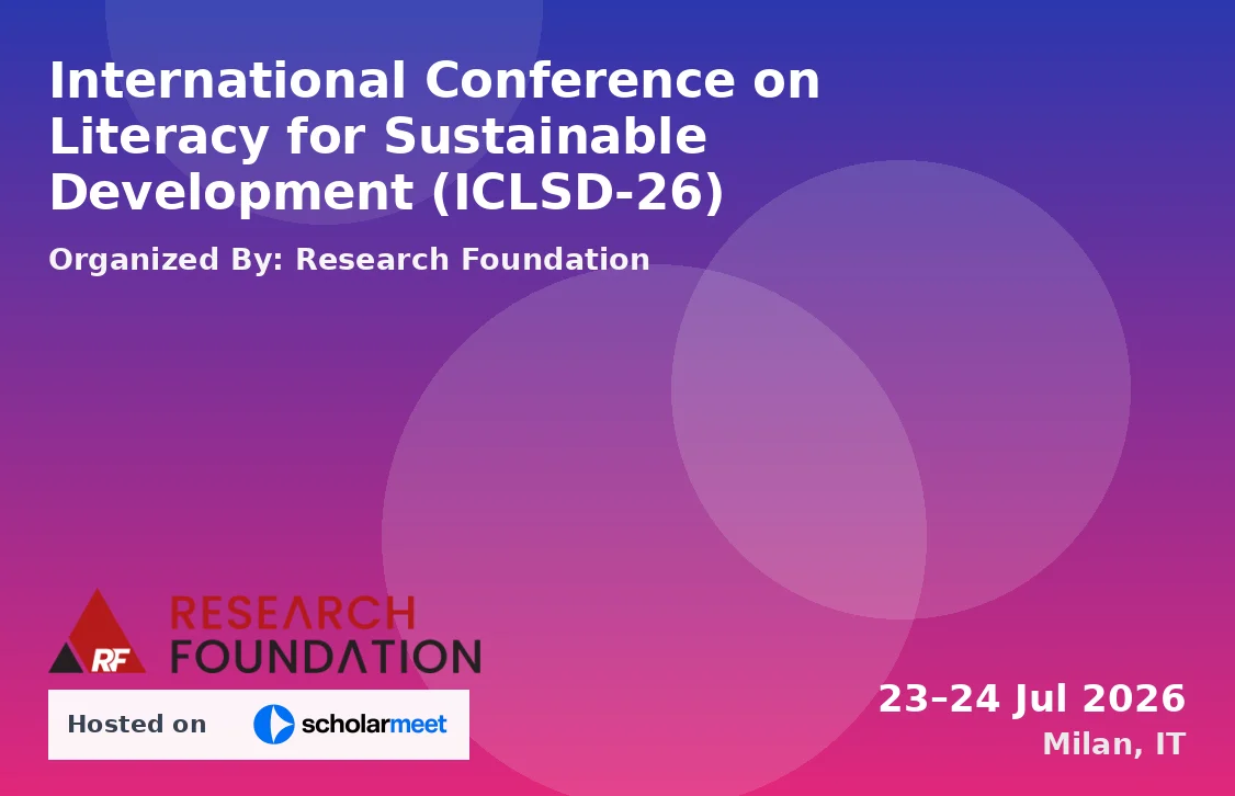 International Conference on Literacy for Sustainable Development (ICLSD-26)