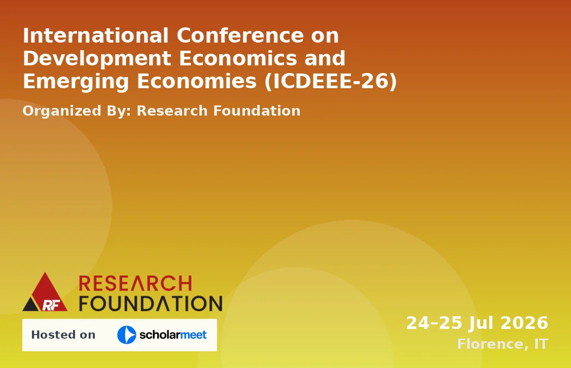International Conference on Development Economics and Emerging Economies (ICDEEE-26)