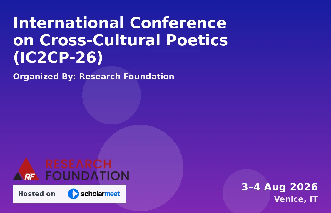 International Conference on Cross-Cultural Poetics (IC2CP-26)