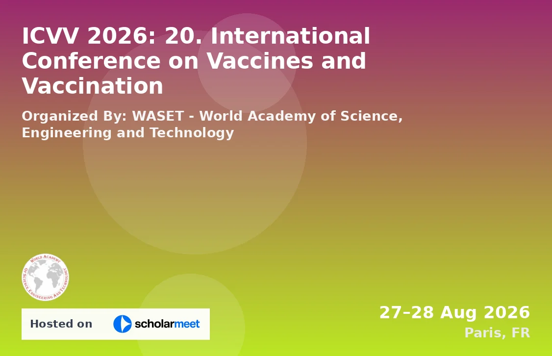 ICVV 2026: 20. International Conference on Vaccines and Vaccination