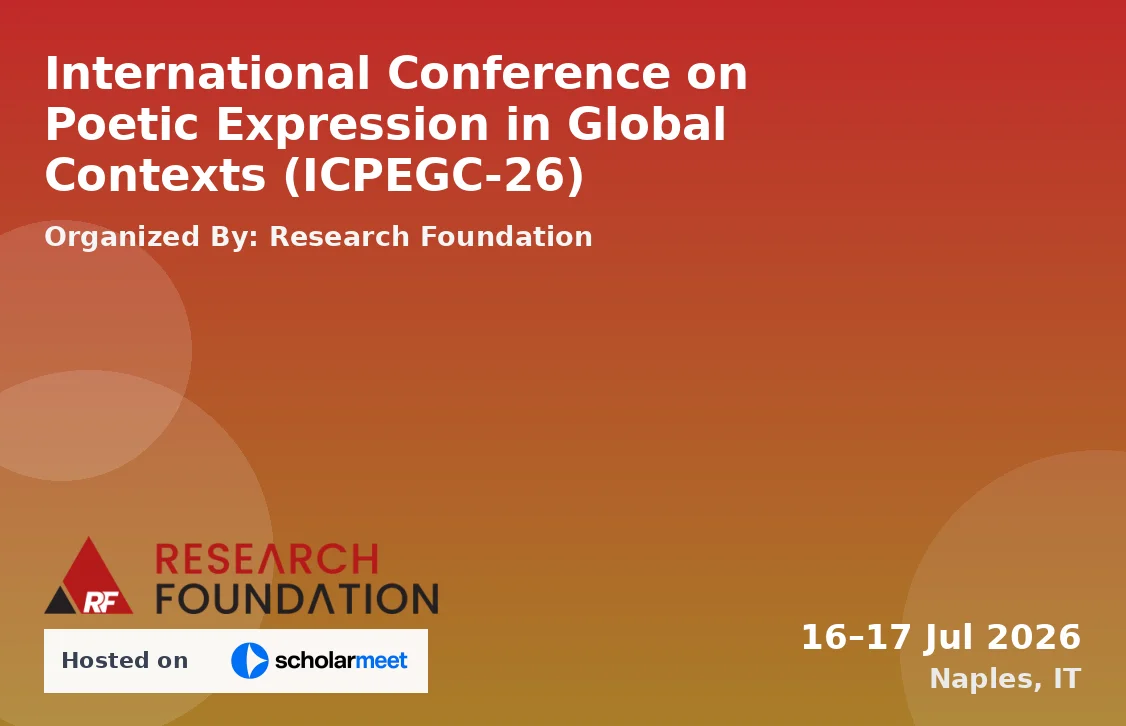 International Conference on Poetic Expression in Global Contexts (ICPEGC-26)