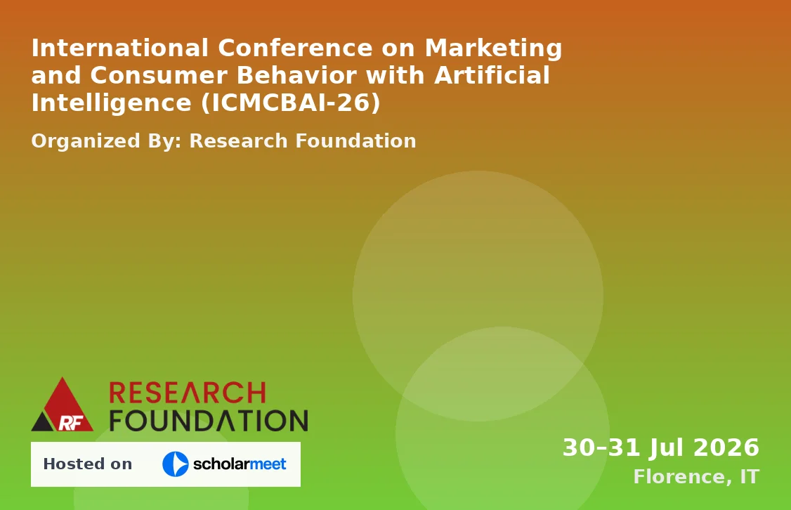 International Conference on Marketing and Consumer Behavior with Artificial Intelligence (ICMCBAI-26)