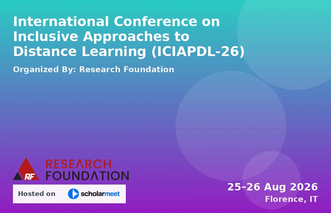 International Conference on Inclusive Approaches to Distance Learning (ICIAPDL-26)