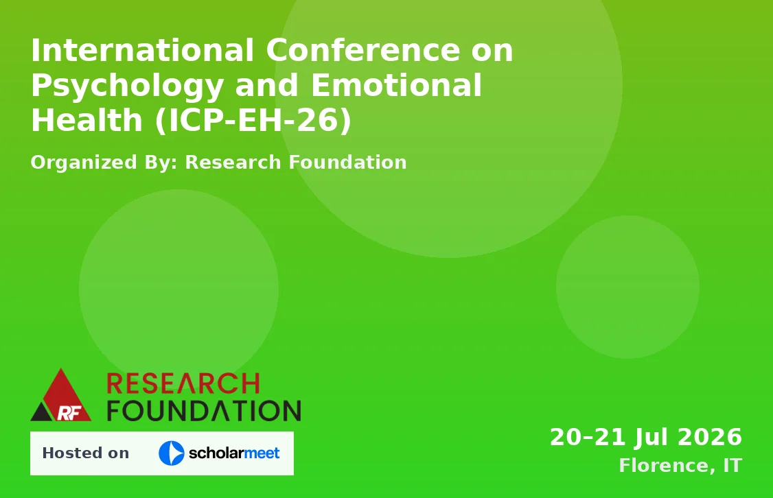 International Conference on Psychology and Emotional Health (ICP-EH-26)