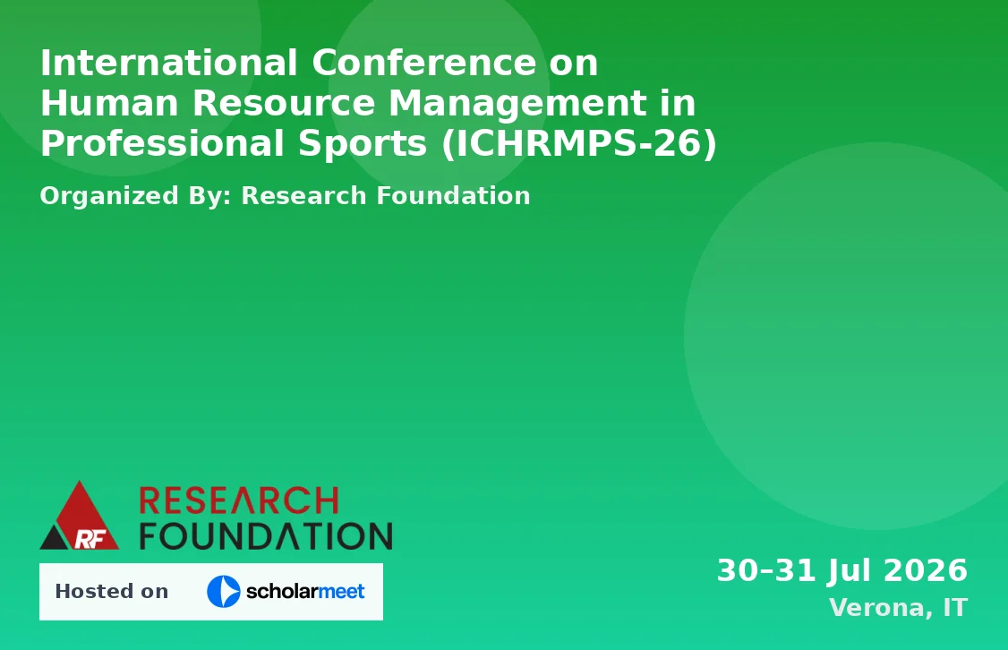 International Conference on Human Resource Management in Professional Sports (ICHRMPS-26)