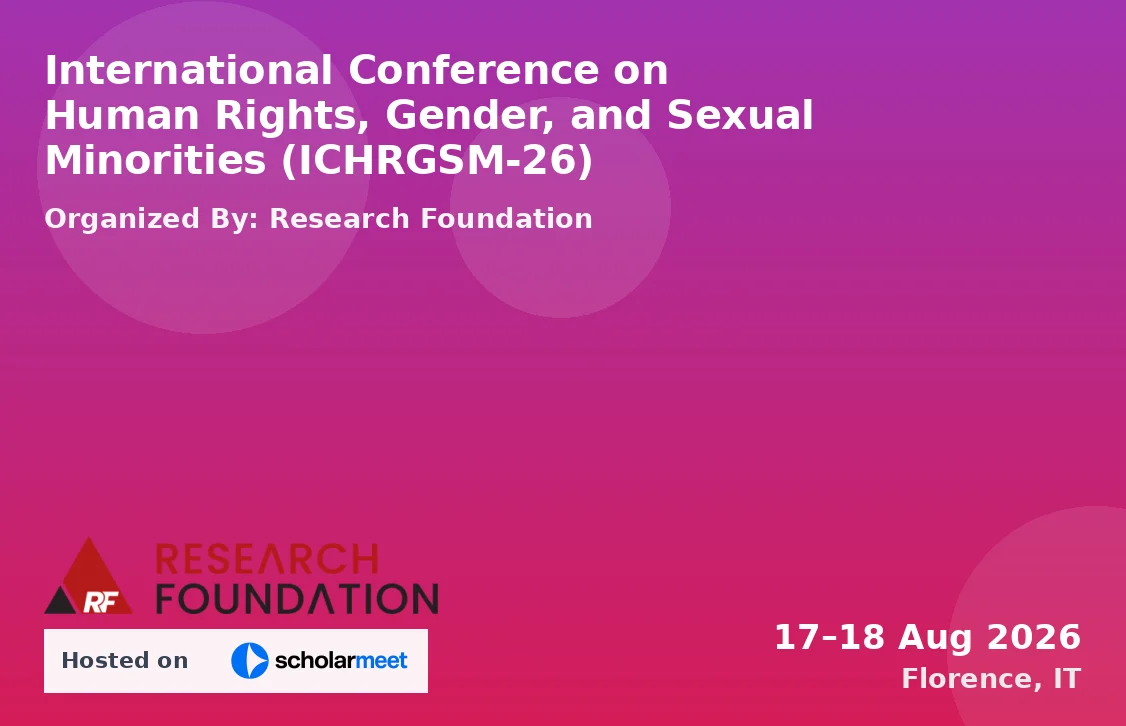 International Conference on Human Rights, Gender, and Sexual Minorities (ICHRGSM-26)