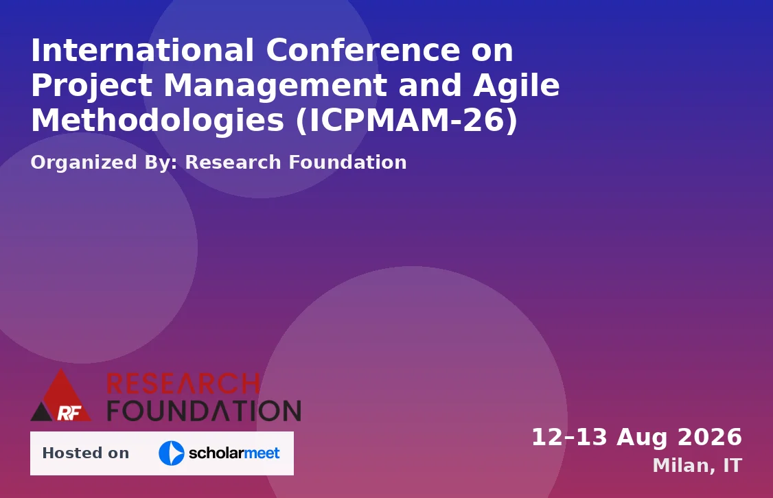 International Conference on Project Management and Agile Methodologies (ICPMAM-26)