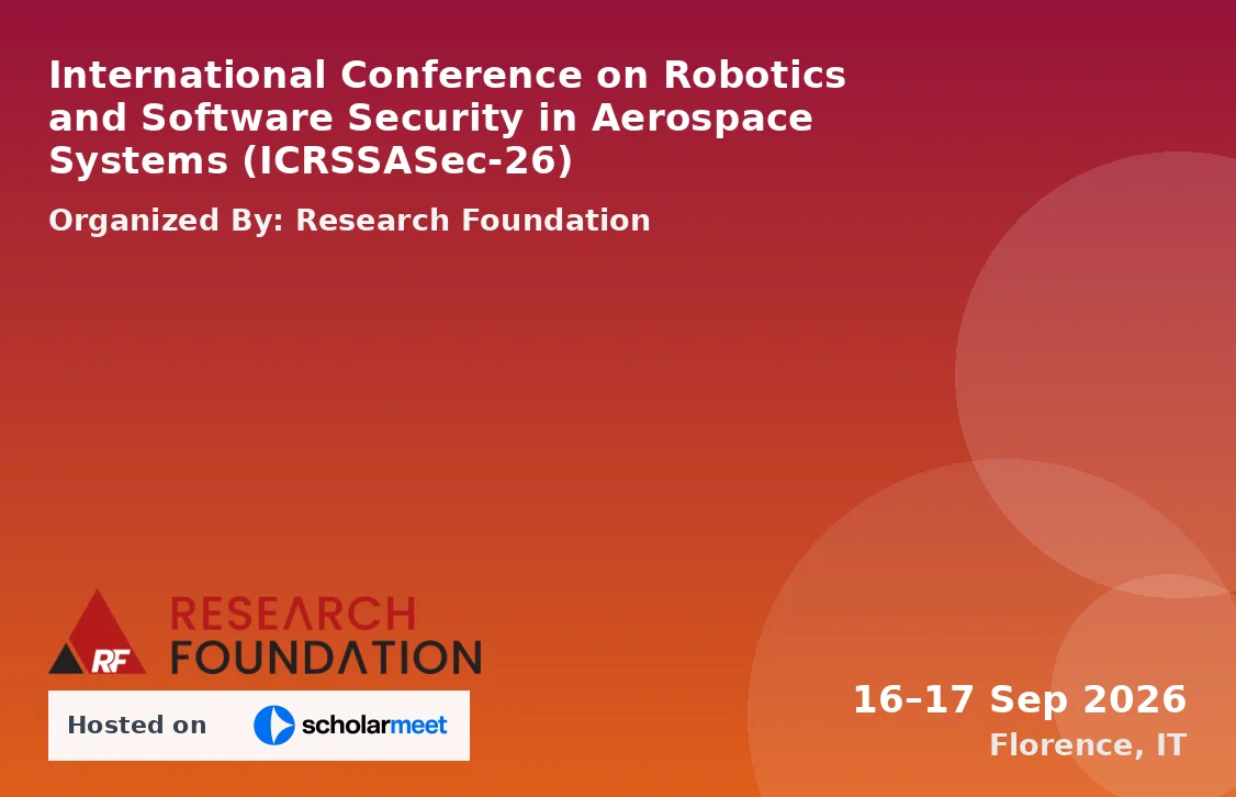 International Conference on Robotics and Software Security in Aerospace Systems (ICRSSASec-26)