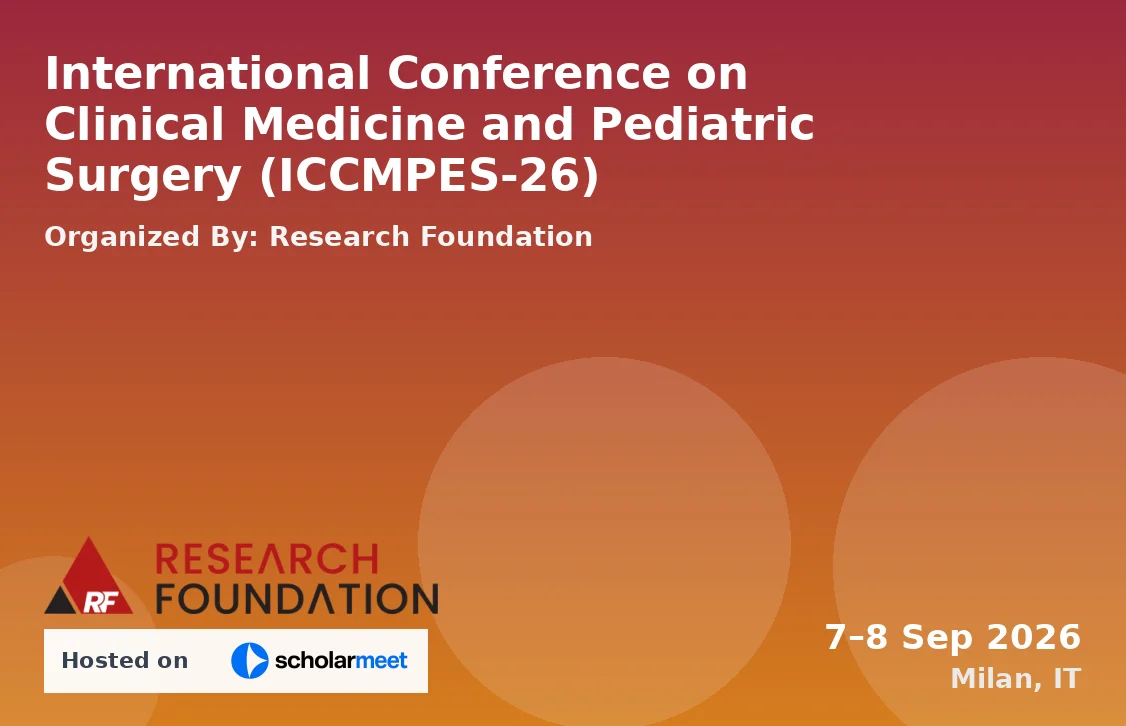 International Conference on Clinical Medicine and Pediatric Surgery (ICCMPES-26)