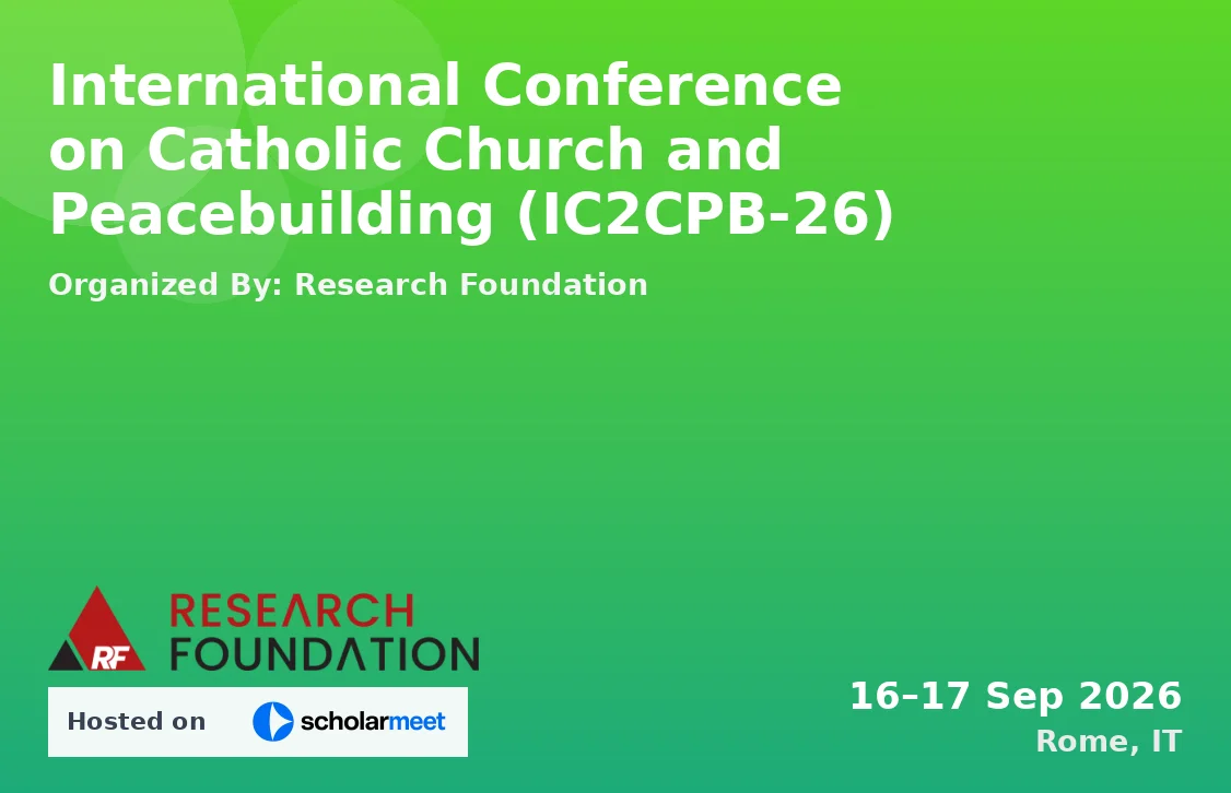 International Conference on Catholic Church and Peacebuilding (IC2CPB-26)