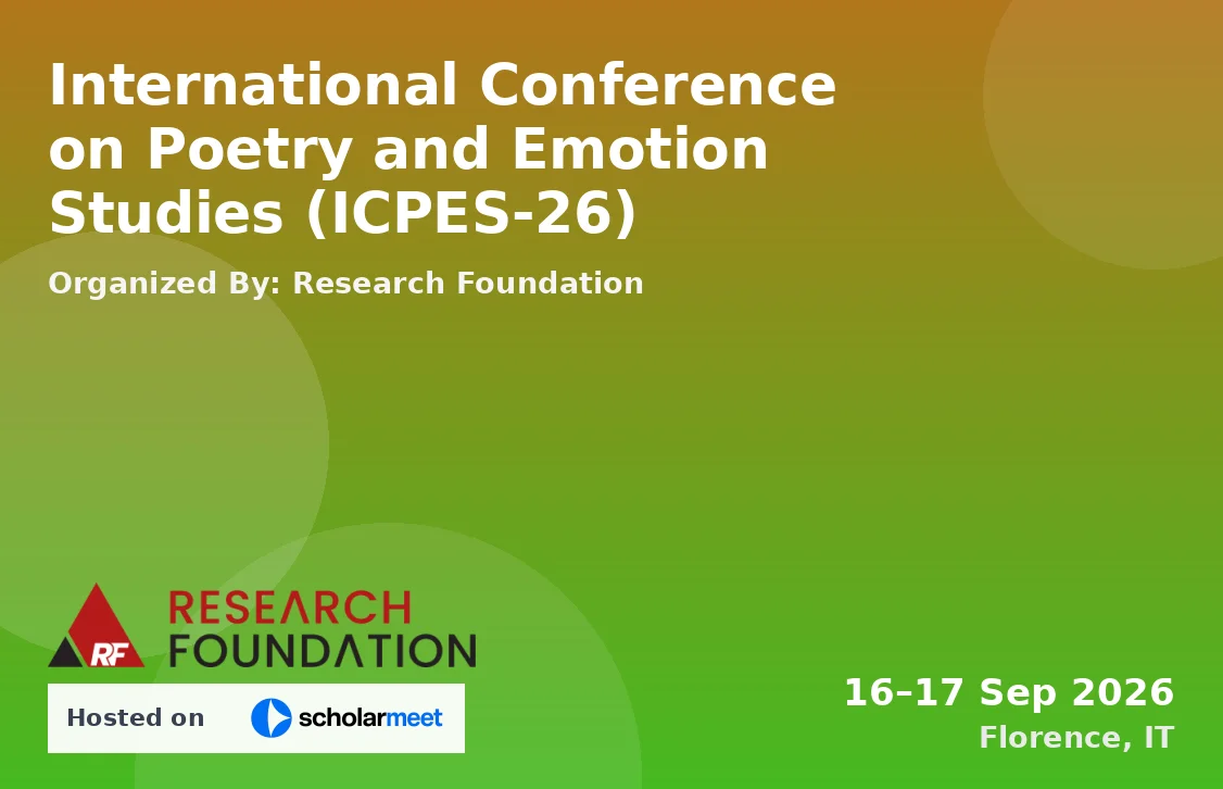 International Conference on Poetry and Emotion Studies (ICPES-26)