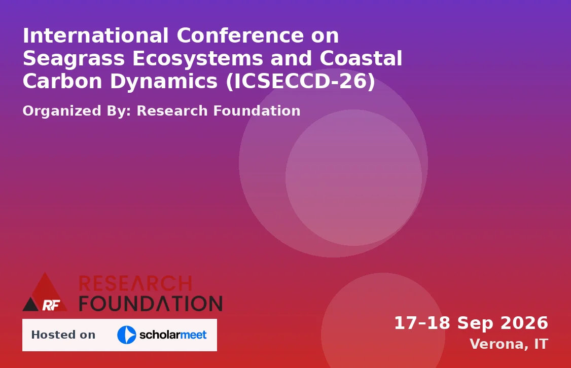 International Conference on Seagrass Ecosystems and Coastal Carbon Dynamics (ICSECCD-26)