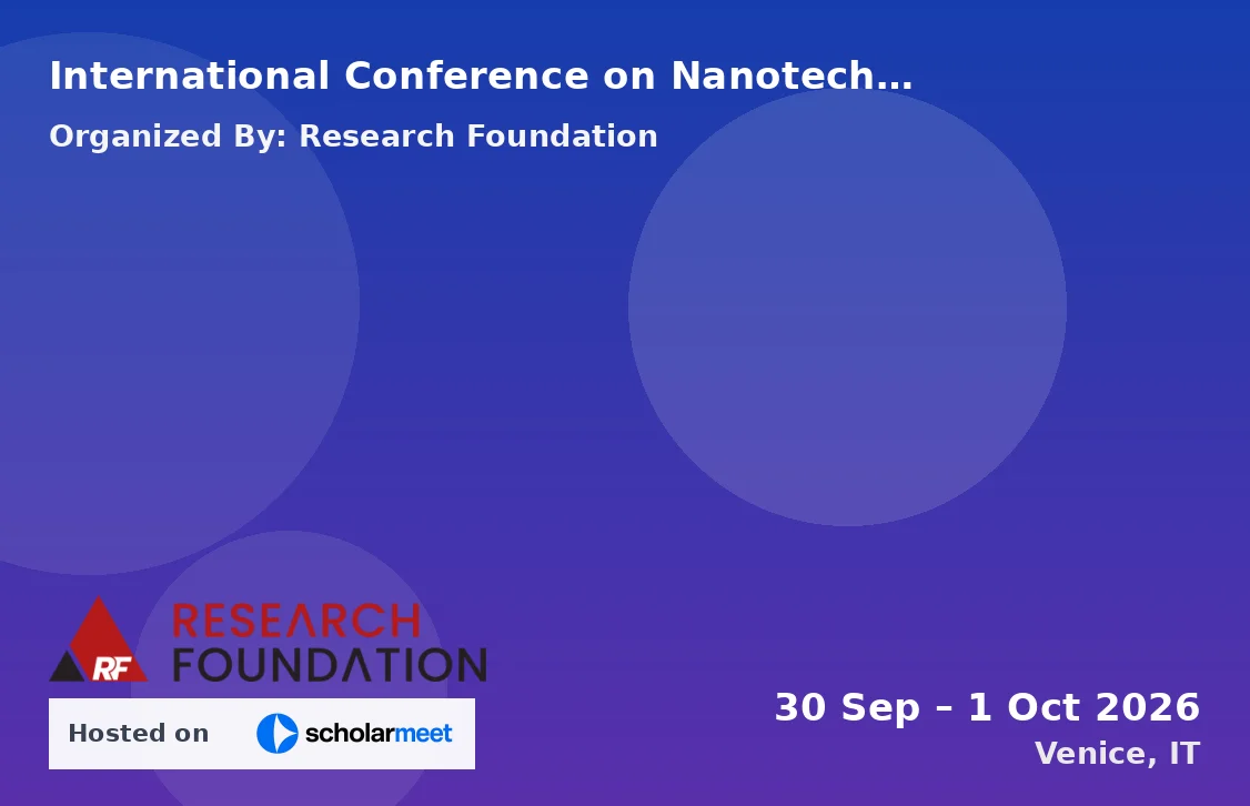 International Conference on Nanotechnology for Aerospace Structural Health Monitoring (ICNTASHM-26)