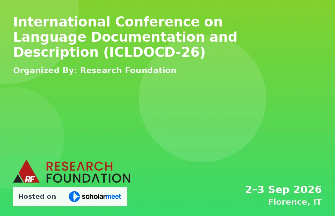 International Conference on Language Documentation and Description (ICLDOCD-26)