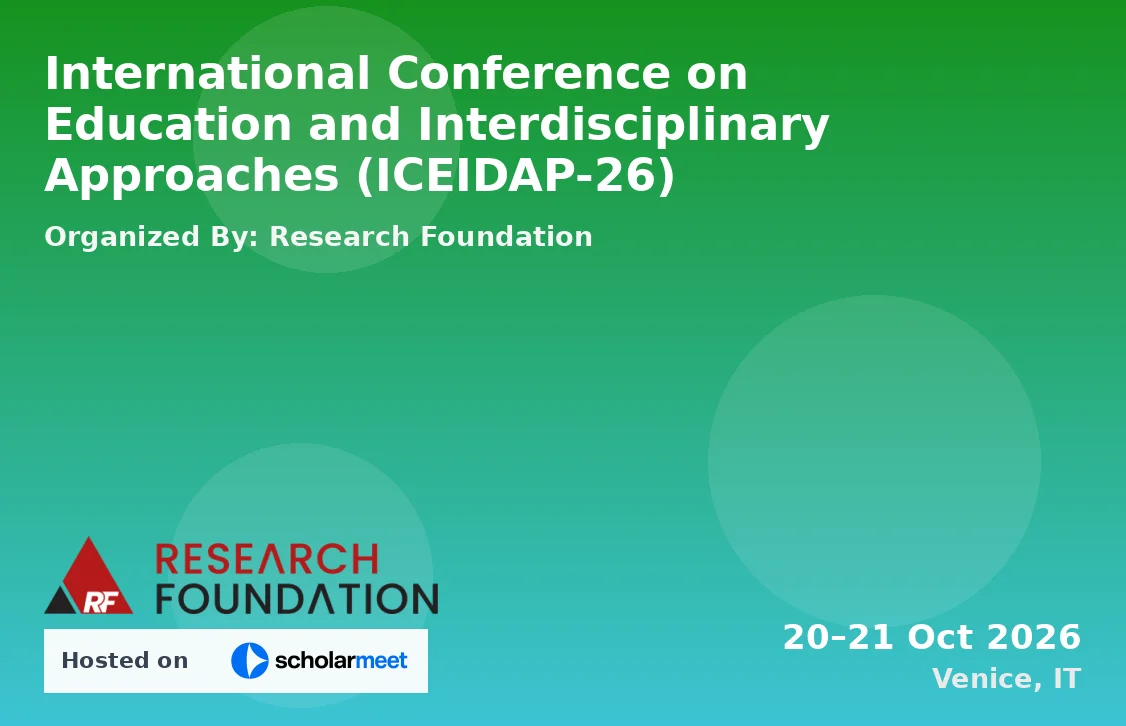 International Conference on Education and Interdisciplinary Approaches (ICEIDAP-26)