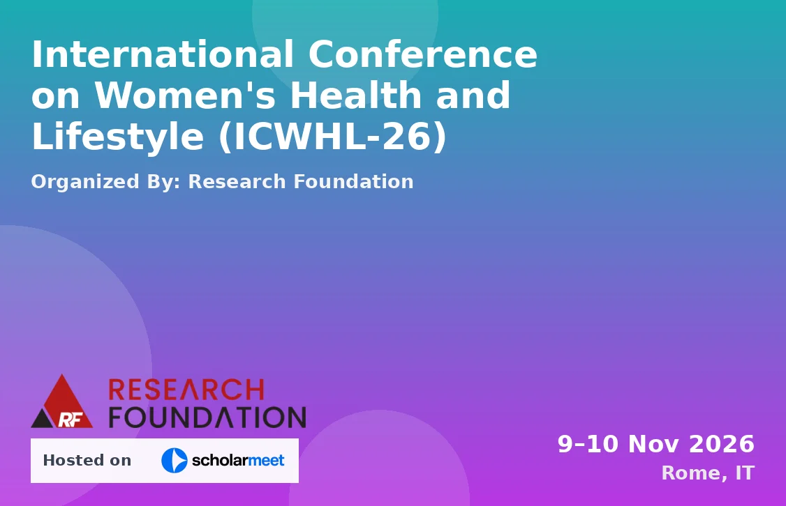 International Conference on Women's Health and Lifestyle (ICWHL-26)