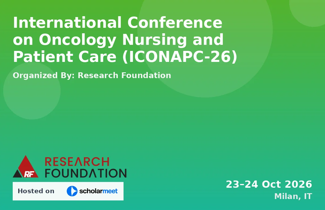 International Conference on Oncology Nursing and Patient Care (ICONAPC-26)