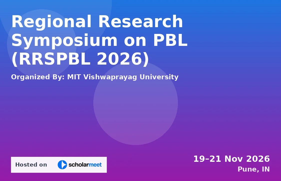 Regional Research Symposium on PBL (RRSPBL 2026)