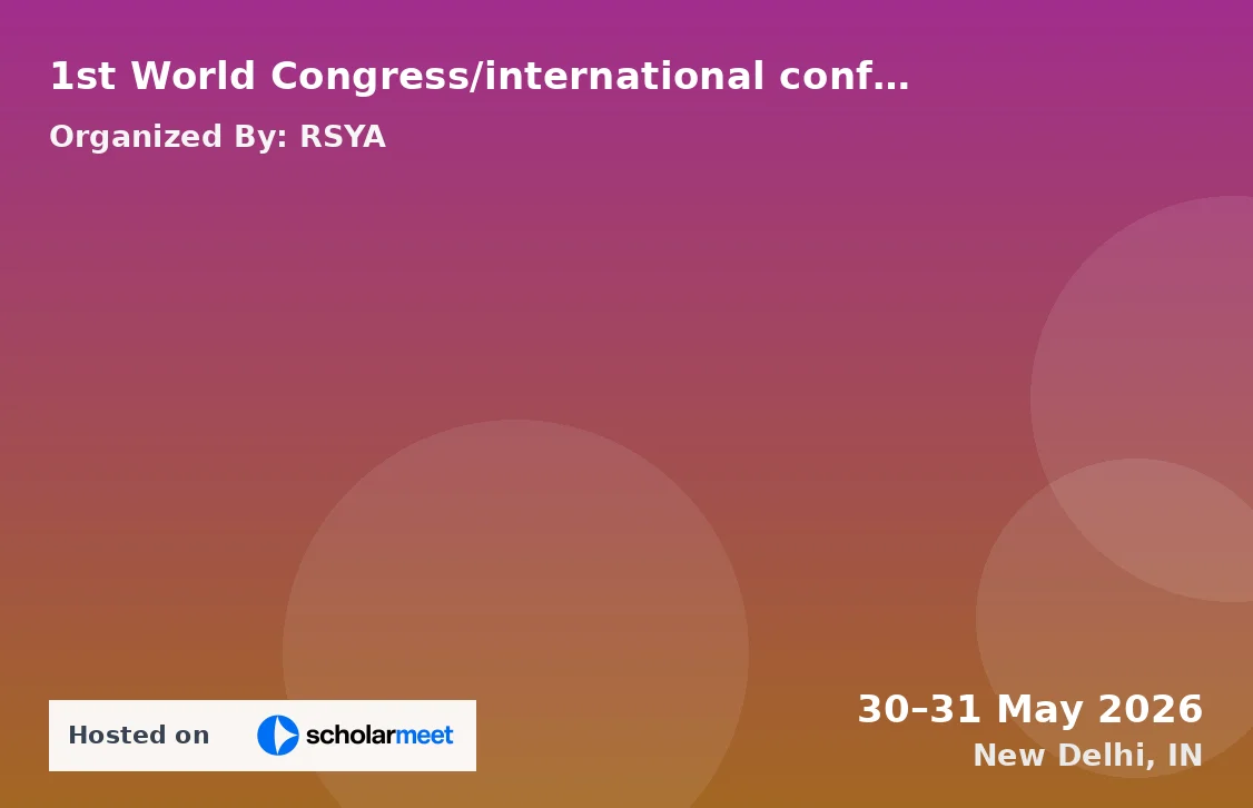1st World Congress/international conference on Future Computing Technologies and Applications (ICFCTA-26)
