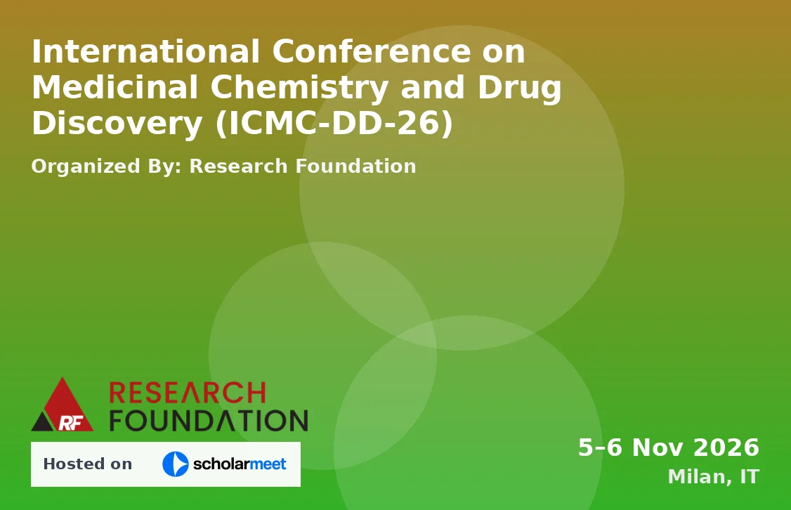 International Conference on Medicinal Chemistry and Drug Discovery (ICMC-DD-26)