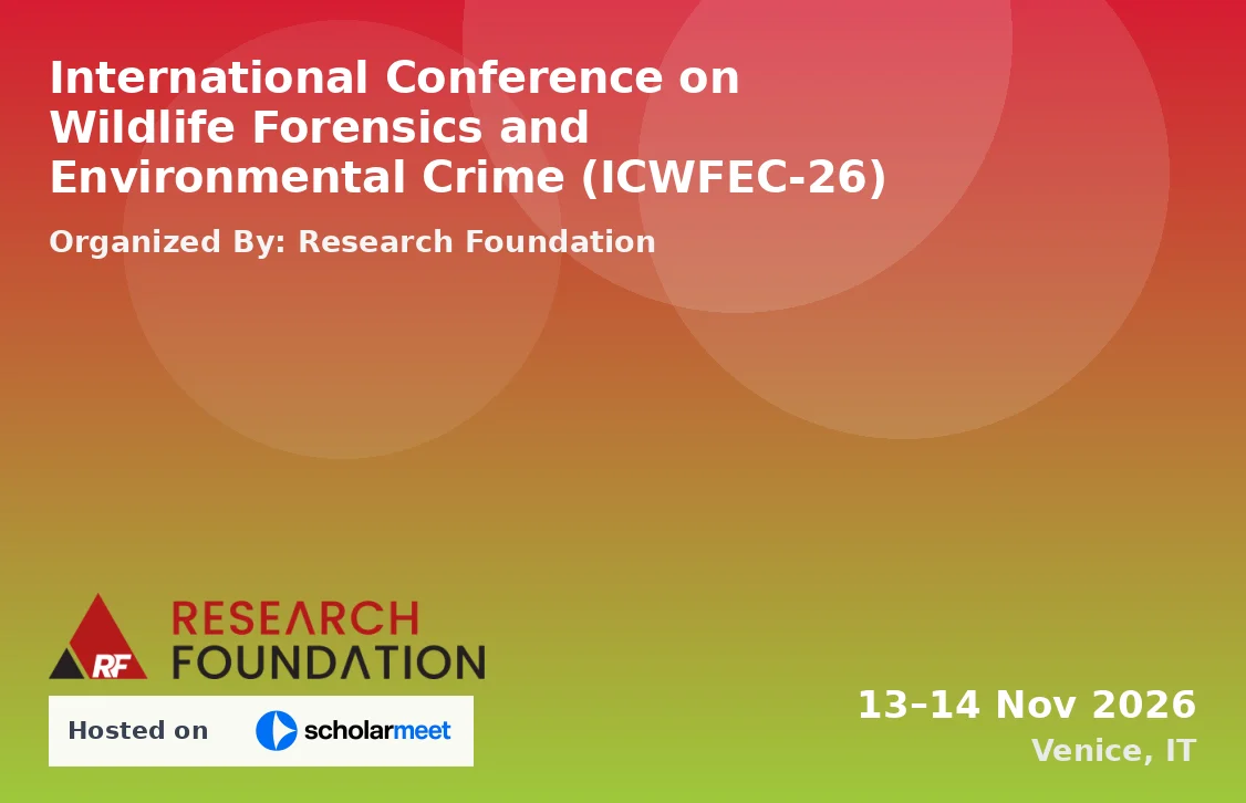 International Conference on Wildlife Forensics and Environmental Crime (ICWFEC-26)