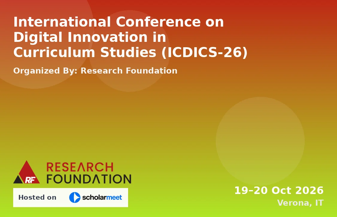 International Conference on Digital Innovation in Curriculum Studies (ICDICS-26)