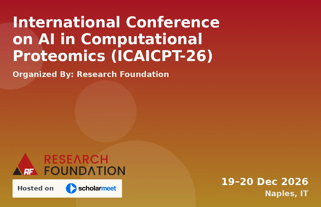 International Conference on AI in Computational Proteomics (ICAICPT-26)