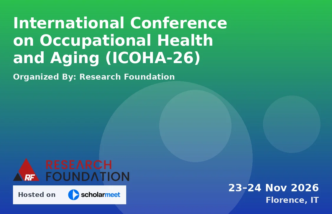 International Conference on Occupational Health and Aging (ICOHA-26)