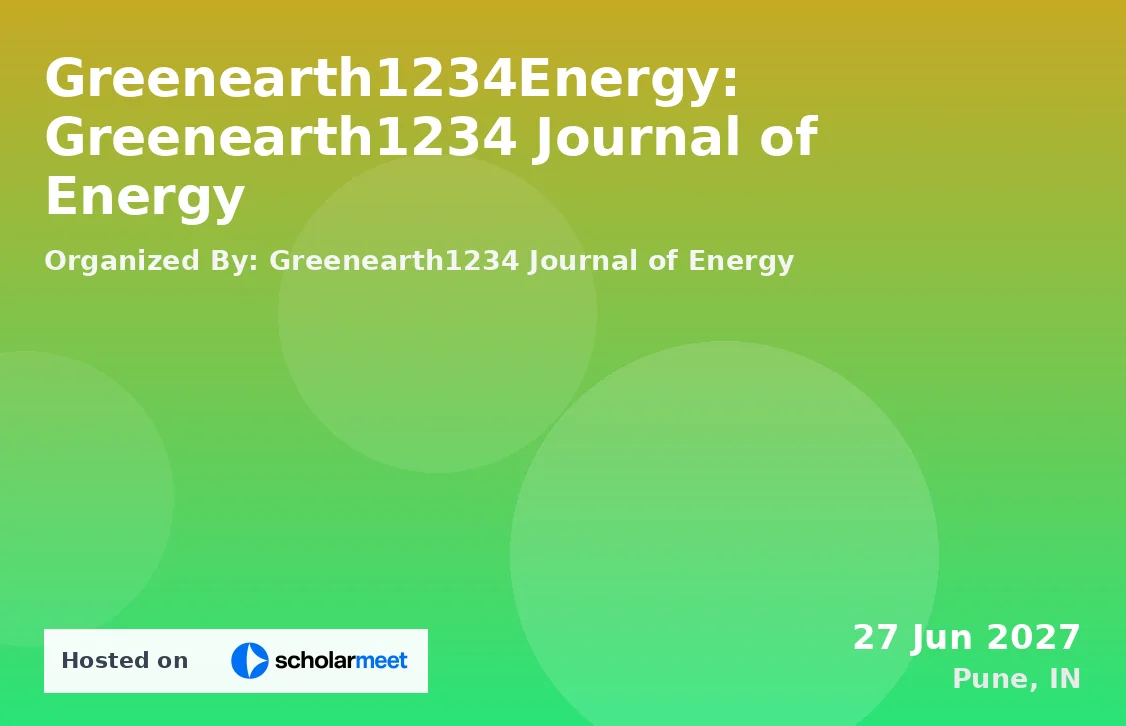 Greenearth1234Energy: Greenearth1234 Journal of Energy