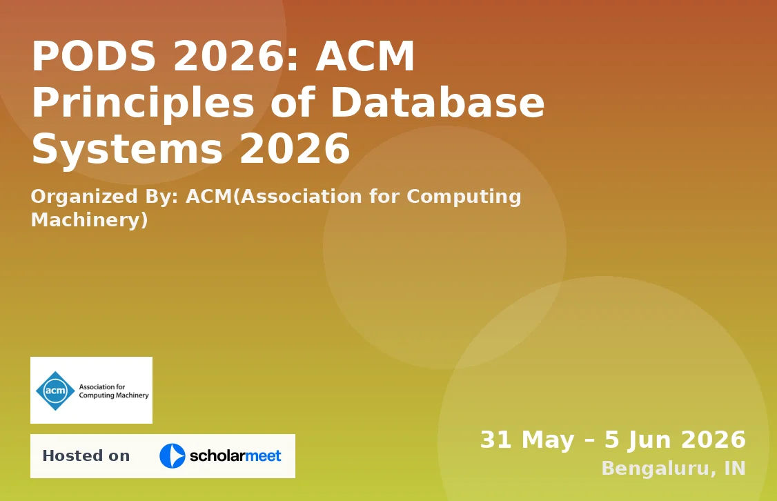 PODS 2026: ACM Principles of Database Systems 2026