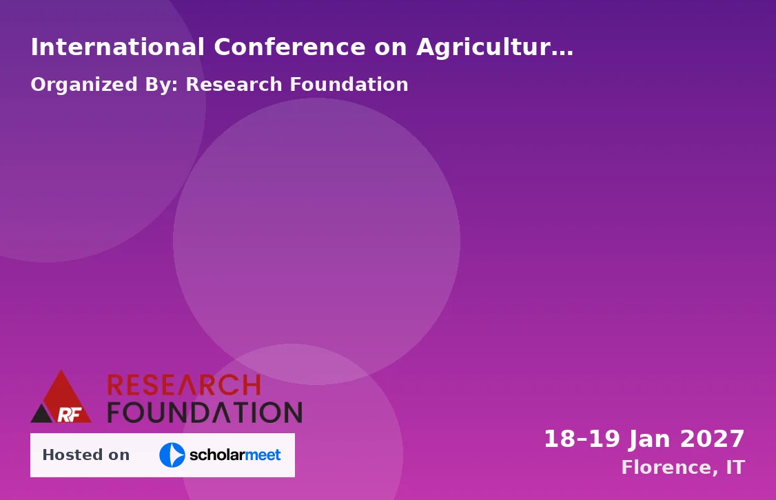 International Conference on Agricultural Pollution Control, Waste Management and Environment (ICAPCWME-27)