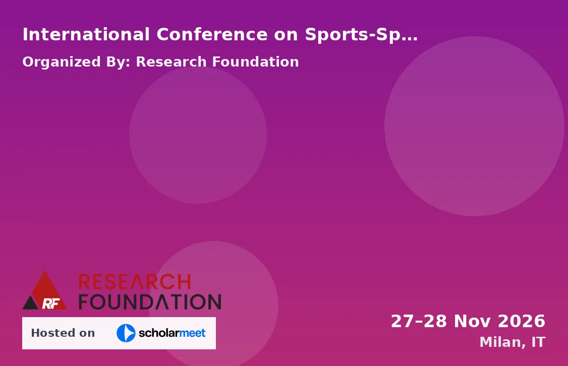 International Conference on Sports-Specific Conditioning and Performance Enhancement (ICSSCPE-26)
