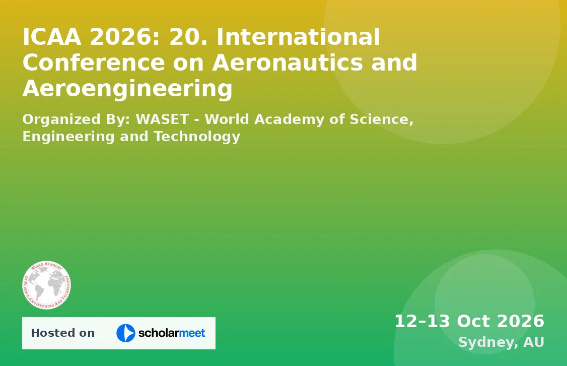 ICAA 2026: 20. International Conference on Aeronautics and Aeroengineering