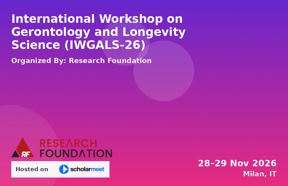 International Workshop on Gerontology and Longevity Science (IWGALS-26)