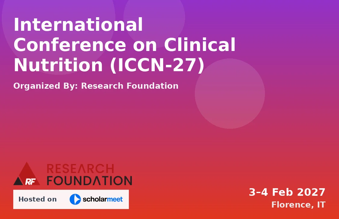 International Conference on Clinical Nutrition (ICCN-27)