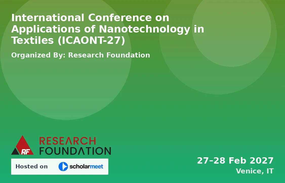 International Conference on Applications of Nanotechnology in Textiles (ICAONT-27)
