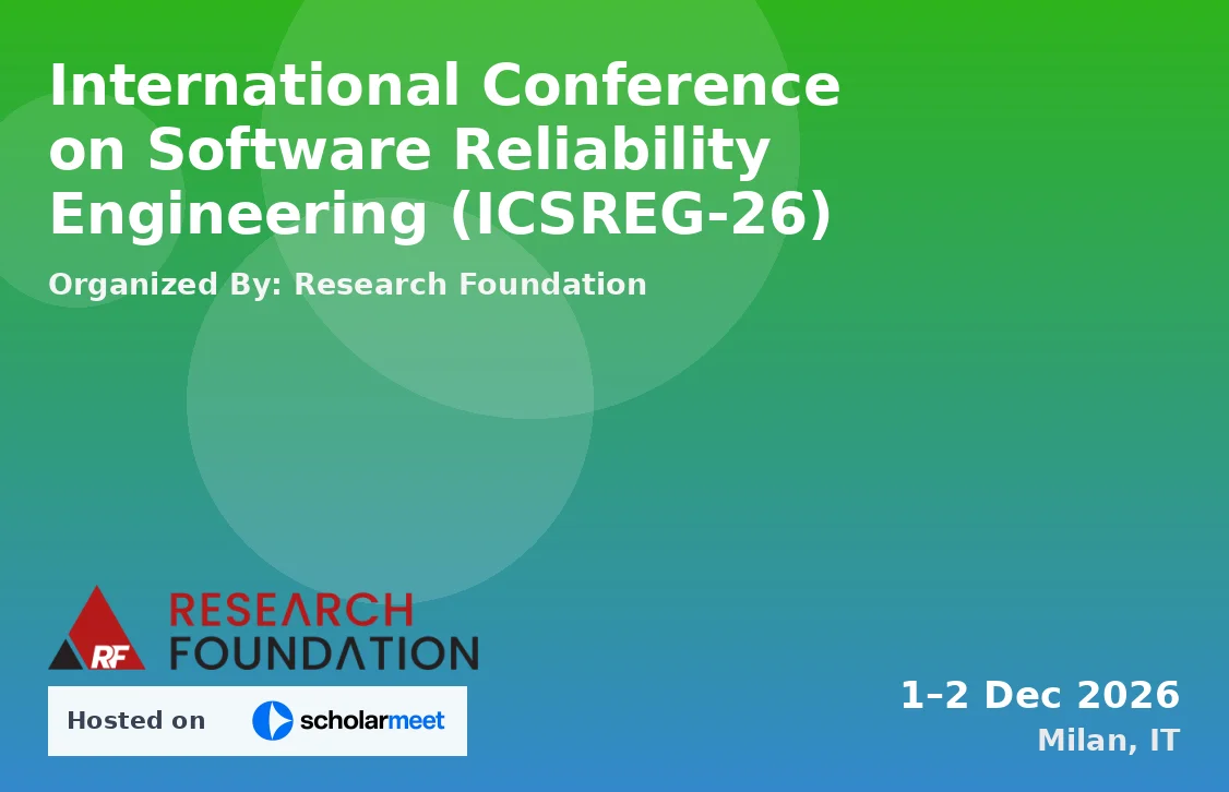 International Conference on Software Reliability Engineering (ICSREG-26)