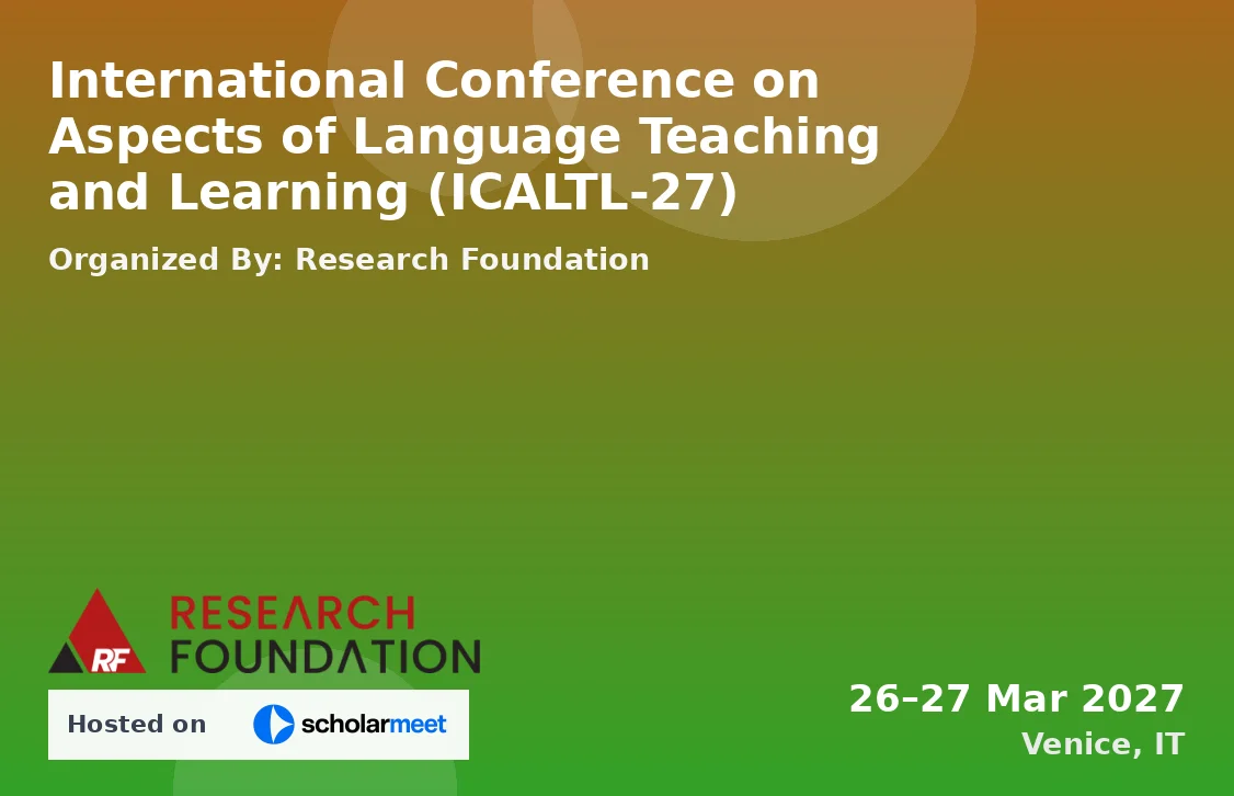 International Conference on Aspects of Language Teaching and Learning (ICALTL-27)
