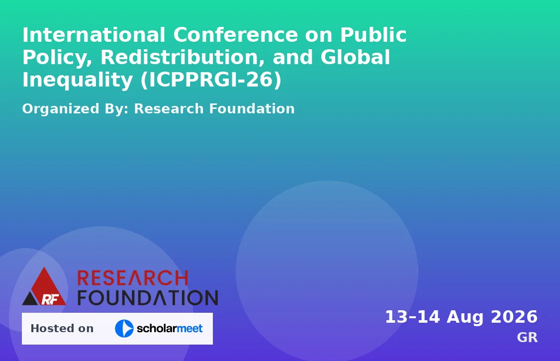 International Conference on Public Policy, Redistribution, and Global Inequality (ICPPRGI-26)